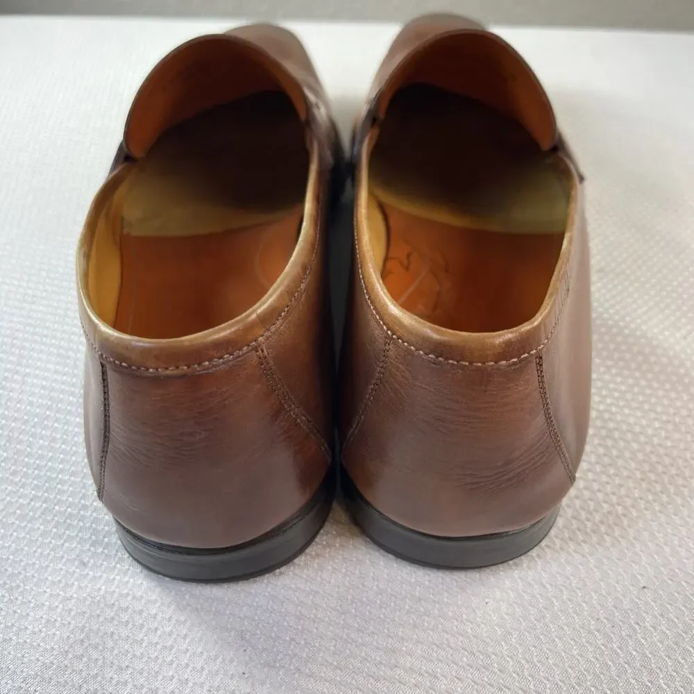 Magnanni for Neiman Marcus‎ Cognac Loafers size 8.5 (4197)